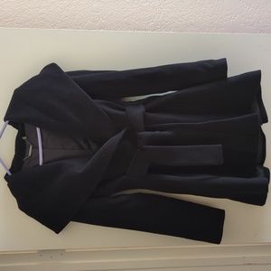 Trina Turk Black Wool Coat Size 12
